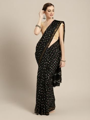Bandhani Handloom Saree