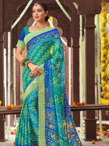 Bandhani Saree from Gujarat