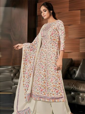 Digital Printed Pashmina Suit