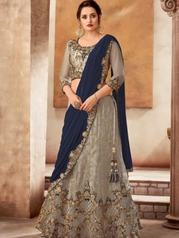 Embroidery Based Lehenga Sarees