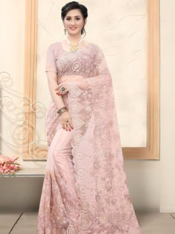 Embroidery Work Sarees