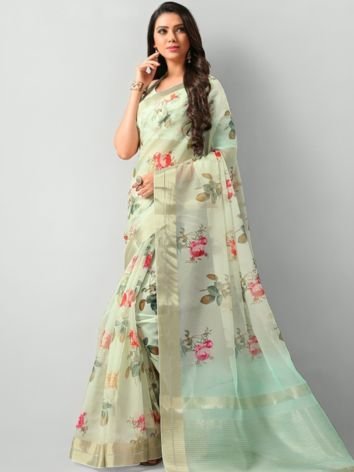 Floral Printed Sarees