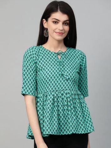 Frock Style Cotton Top