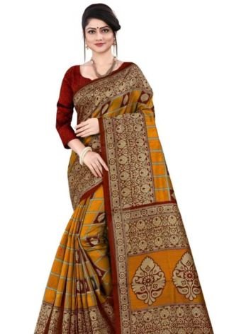 Kanjeevaram Cotton Saree