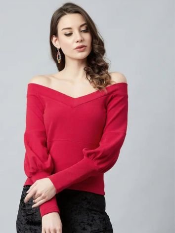 Off-Shoulder Tops for Parties