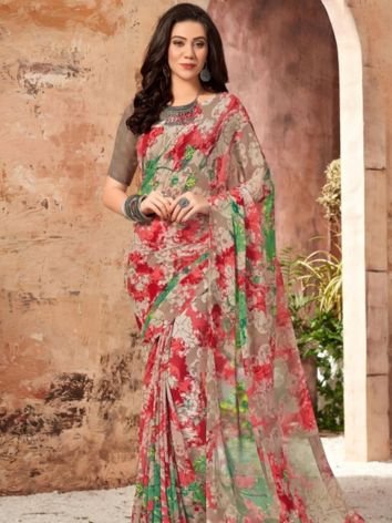 Printed Saree
