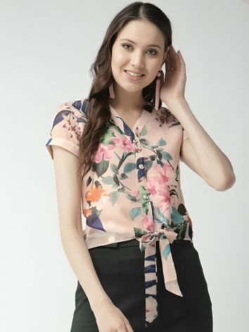 Shirt Style Crop Tops