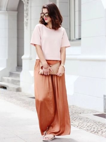 Short Top with Palazzo Pants