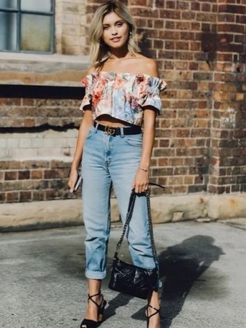 Short Tops with Jeans