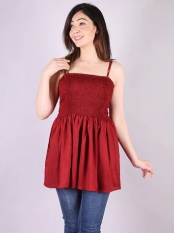 Sleeveless Long Tops