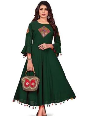 Accessorised Georgette Kurtis