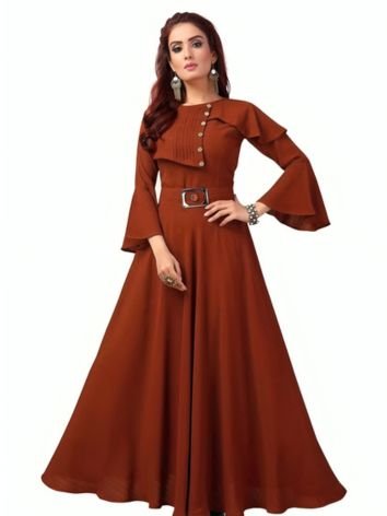 Bell Style Long Sleeves Kurtis