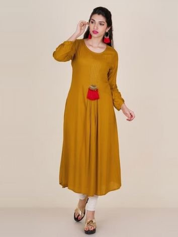 Bishop Style Long Sleeves Kurtis