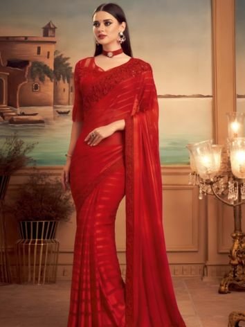Chiffon Brasso Sarees