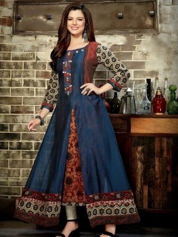 Classic Traditional Digital Printed Kurtis