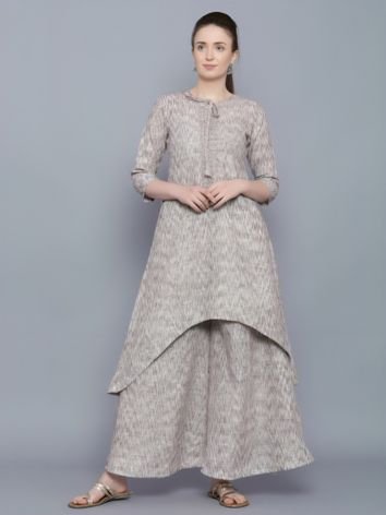 Cotton Based Palazzo Kurtis