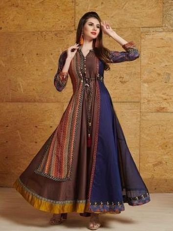 Flared Party Wear Kurtis