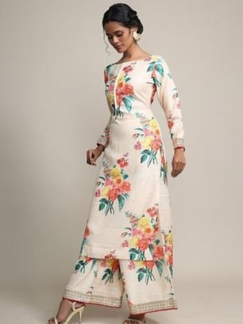 Floral Designed Digital Printed Kurtis