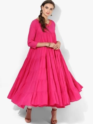 Full-Length Flared Kurtis