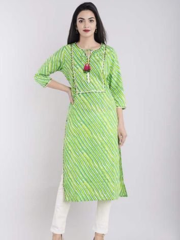 Leheriya Jaipuri Kurtis