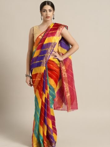 Leheriya Jaipuri Sarees