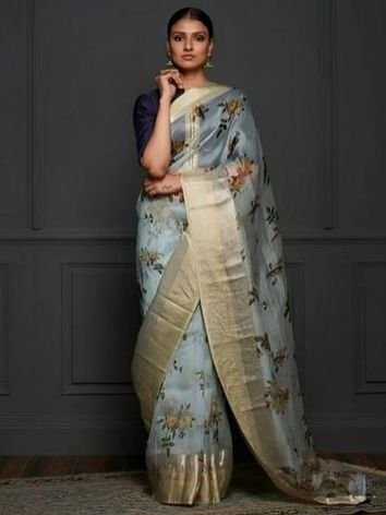 Organza Kora Silk Patola Sarees