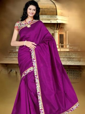 Poonam Plain Sarees