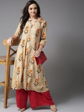 Printed Rayon Kurti