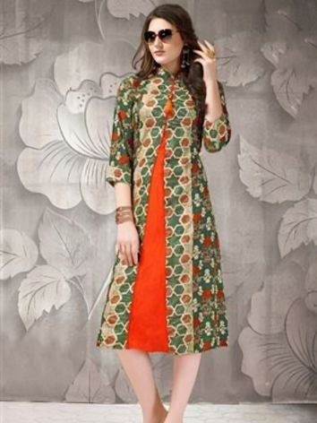 Rayon Based Catalog Kurtis