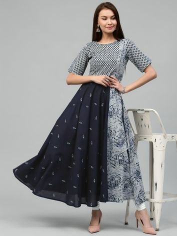 Side Cut Flared Stylish Kurtis