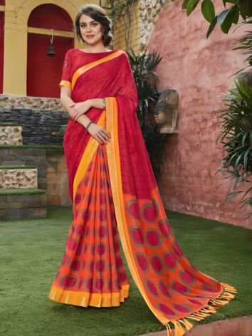 Synthetic Sarees