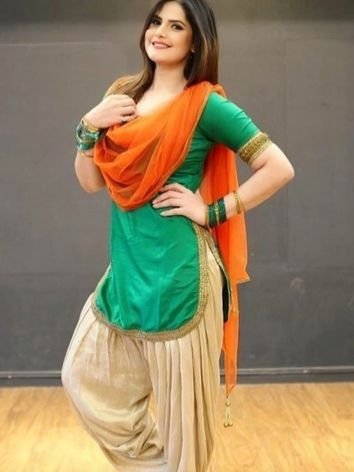 Zareen Khan in Punjabi Short Kurtis