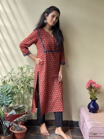 Ajrakh Kurtis