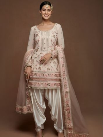 Embroidered Punjabi Dress