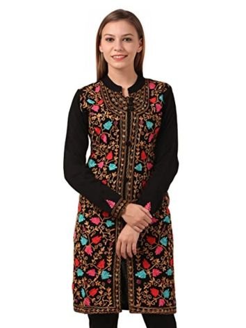 Embroidered Woolen Kurtis