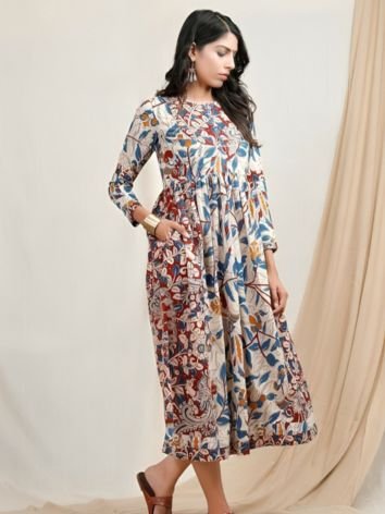 Kalamkari Printed Dress