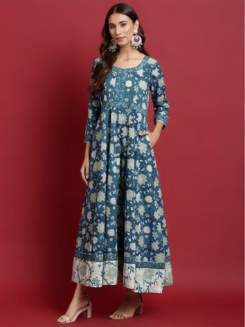 Plain Cotton Salwar Kameez