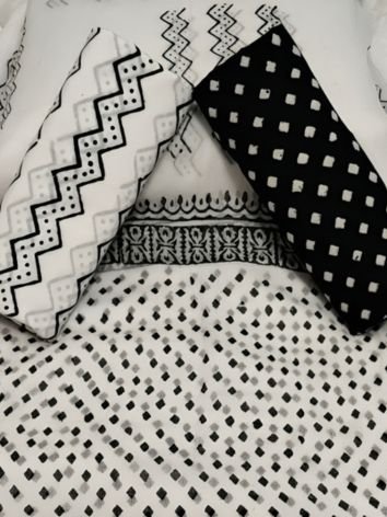 The Block Printed Dress Material