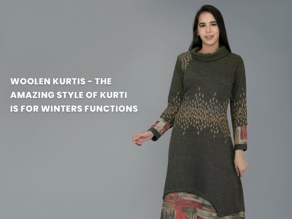 Woolen Kurtis - The Amazing Style of Kurtis For Winters Functions
