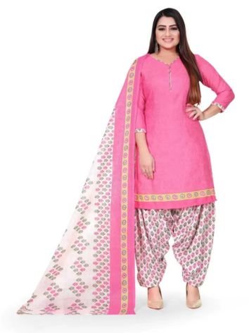 Printed Cotton Salwar Suit