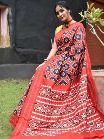 Bridal Wear Pochampally Saree from Kolkata Wholesalers