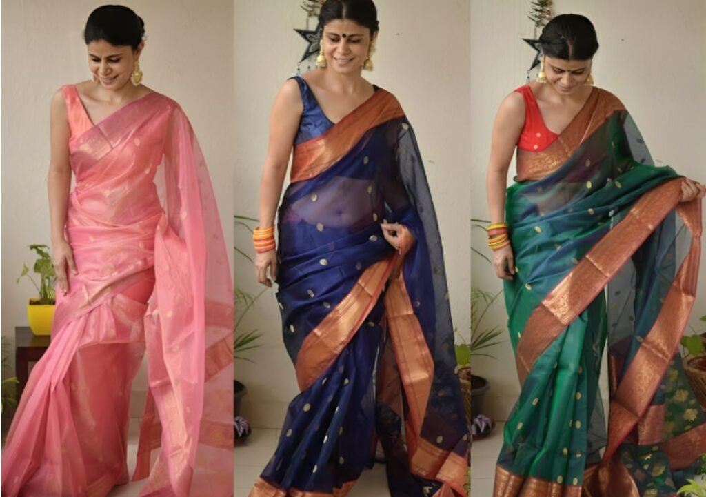 Chanderi Cotton Saree