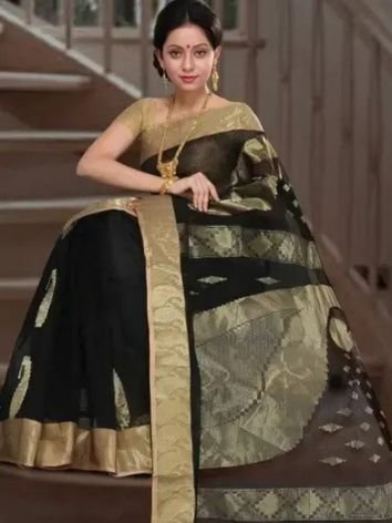 Designer Tant Saree from Kolkata