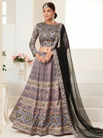 Digital Printed Chaniya Cholis