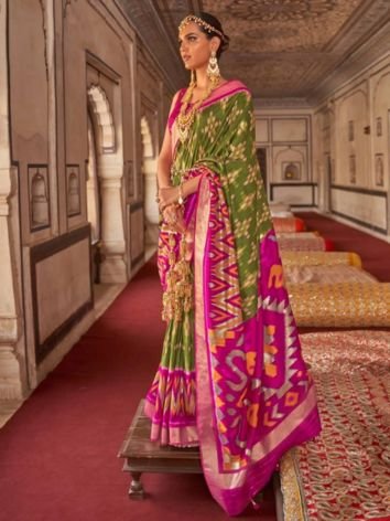 Printed Art Silk Saree from Bangalore