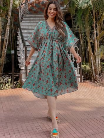 Printed Kaftan Dress From Surat