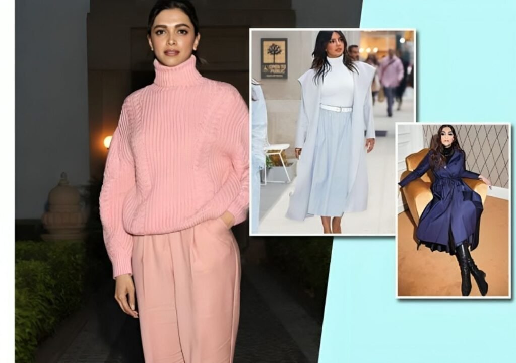 Put on A Warm Turtleneck with Your Maxi Dress