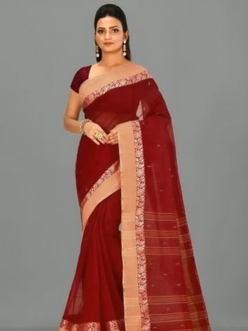 Tant Cotton Saree from Kolkata