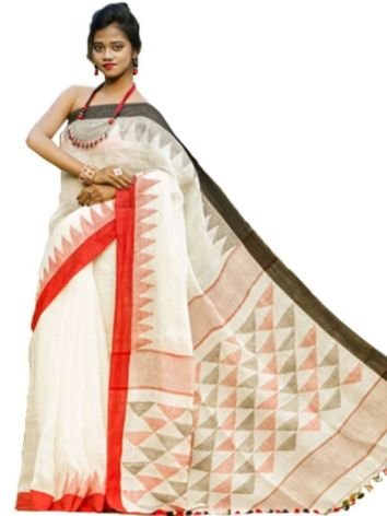 Tant Handloom Saree from Kolkata
