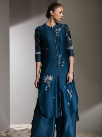 Wear Long Kurtis with Palazzo Pant